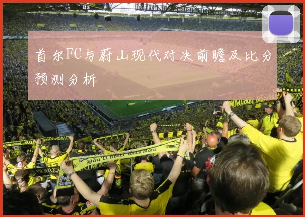 首尔FC与蔚山现代对决前瞻及比分预测分析