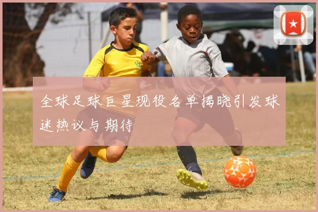 全球足球巨星现役名单揭晓引发球迷热议与期待